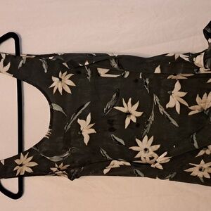 Westport Wrap Green Floral Dress size 12